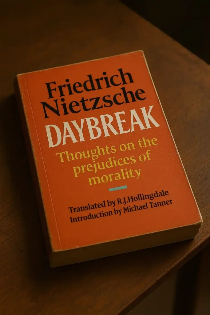 Daybreak by Friedrich Nietzsche Book Review by Som Dutt from https://dionysusreviews.com AI Image