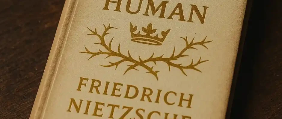 Human, All Too Human by Friedrich Nietzsche Book Review by Som Dutt from https://dionysusreviews.com AI Image
