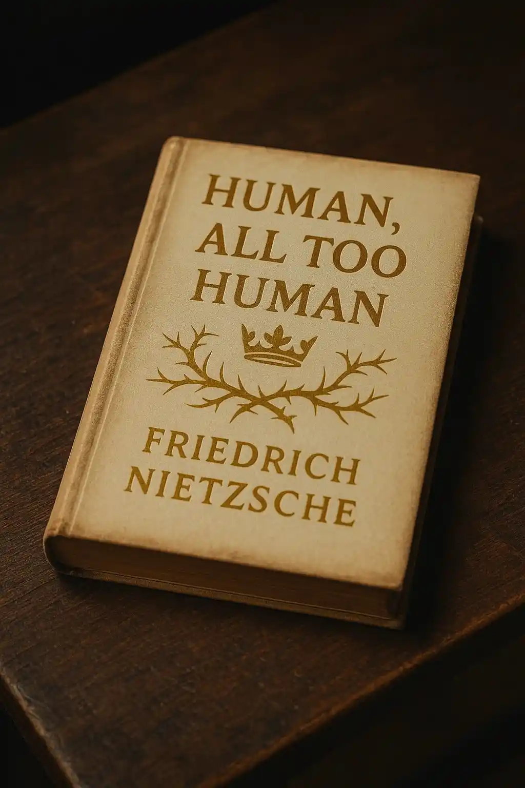 Human, All Too Human by Friedrich Nietzsche Book Review by Som Dutt from https://dionysusreviews.com AI Image