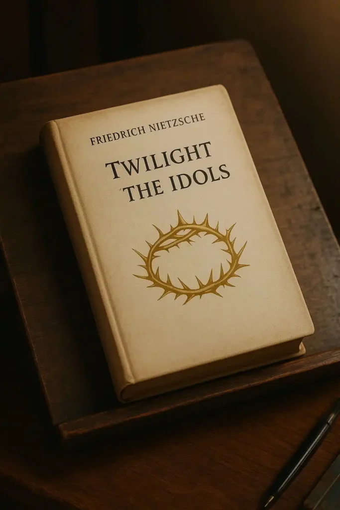 Twilight of the Idols by Friedrich Nietzsche Book Review by Som Dutt from https://dionysusreviews.com AI Image
