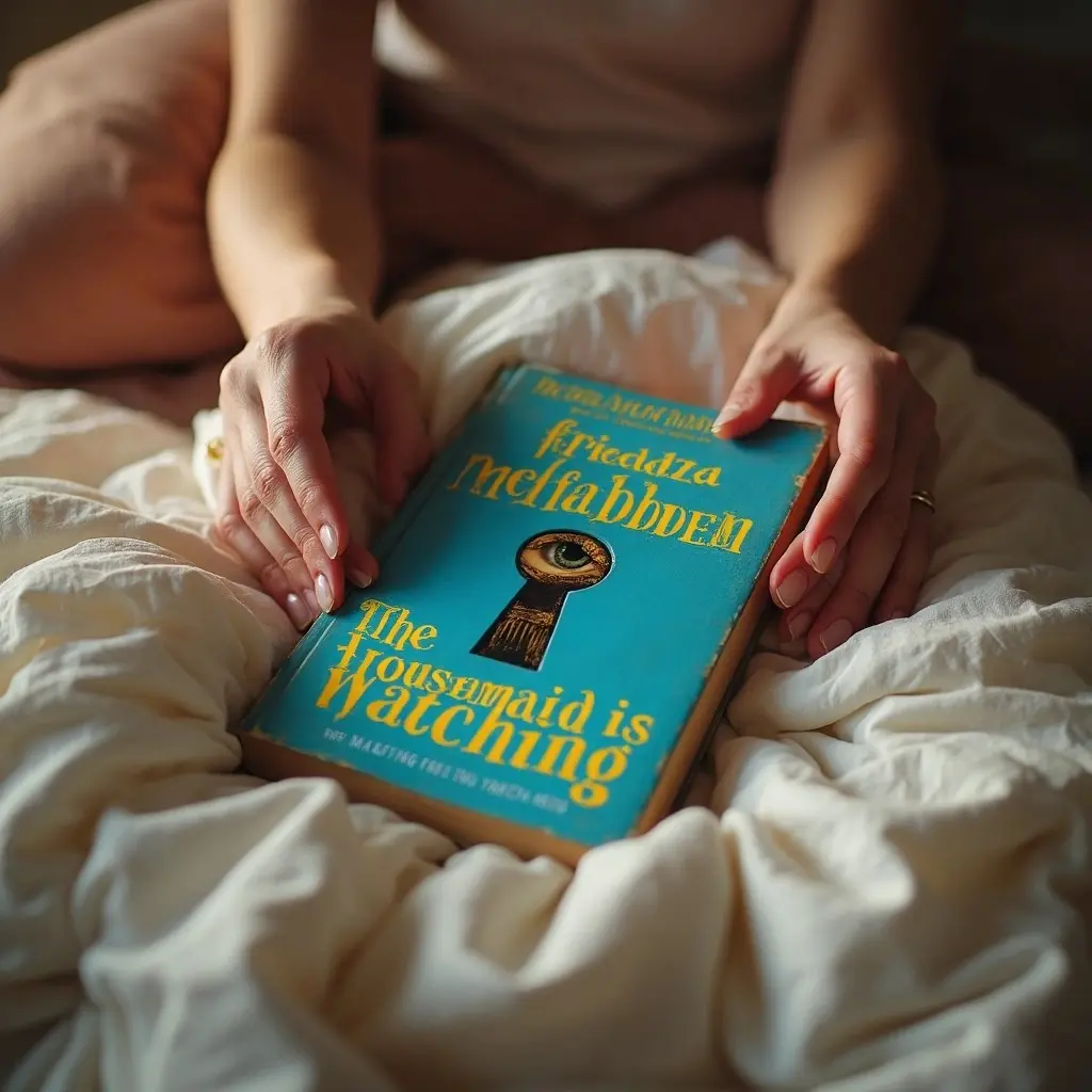 The Housemaid Is Watching by Freida McFadden Book Review by Som Dutt from https://dionysusreviews.com AI Image