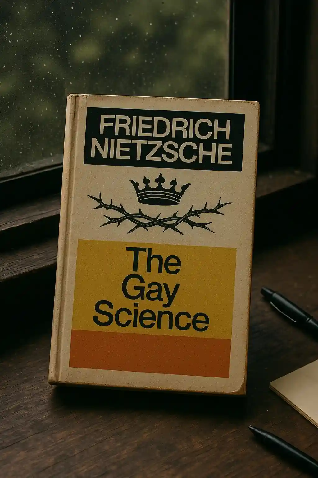 The Gay Science by Friedrich Nietzsche Book Review by Som Dutt from https://dionysusreviews.com AI Image