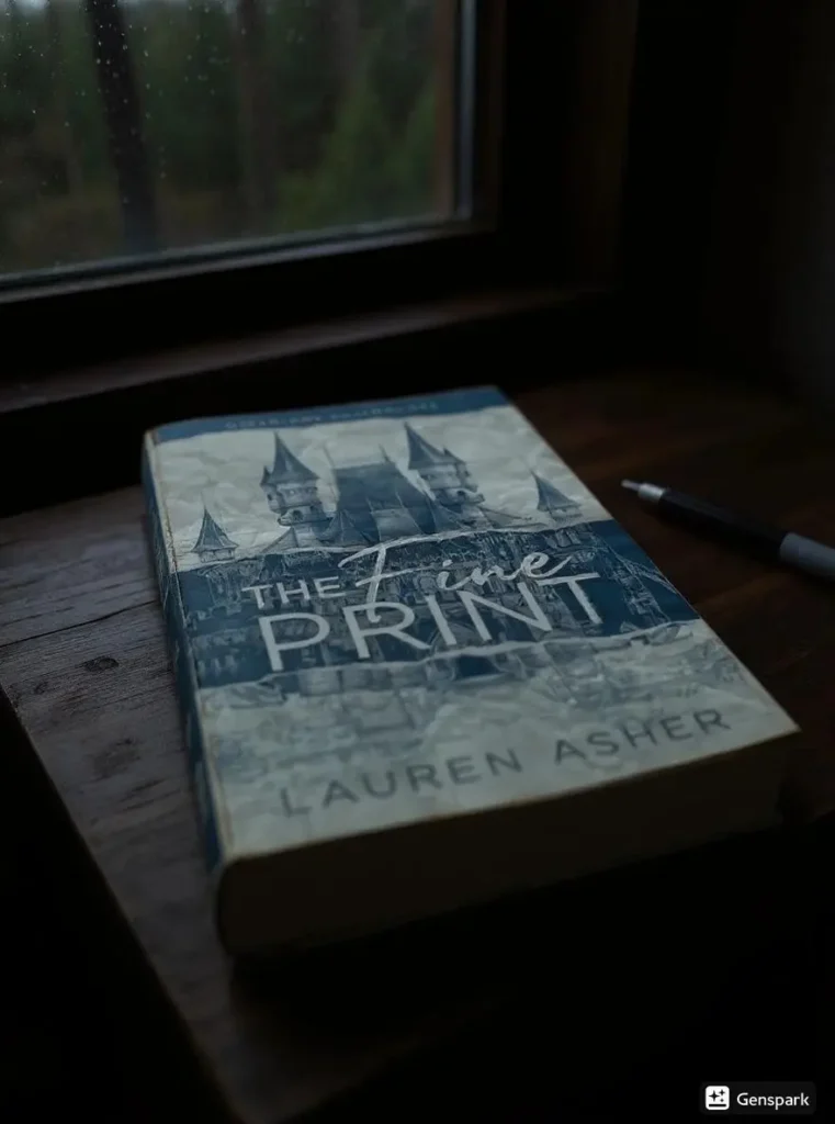The Fine Print By Lauren Asher Book Review by Som Dutt from https://dionysusreviews.com AI Image