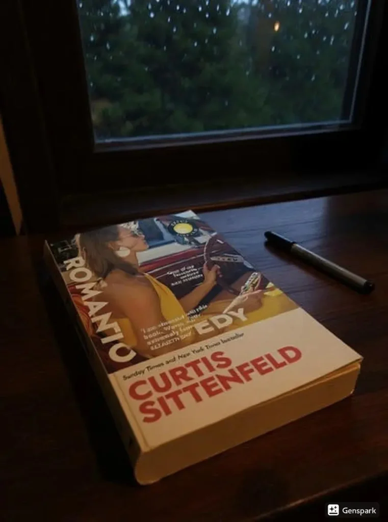 Romantic Comedy By Curtis Sittenfeld Book Review by Som Dutt from https://dionysusreviews.com AI Image