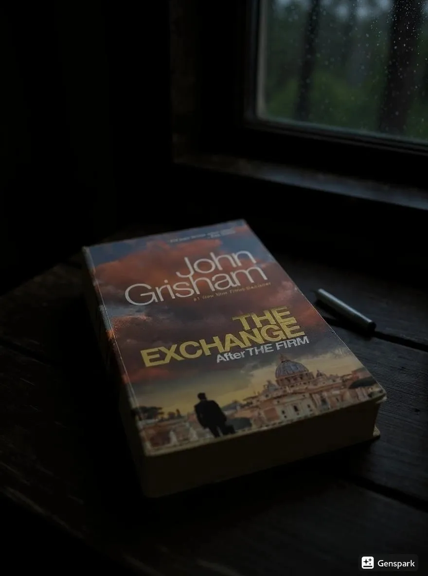 The Exchange After the Firm by John Grisham Book Review by Som Dutt from https://dionysusreviews.com AI Image