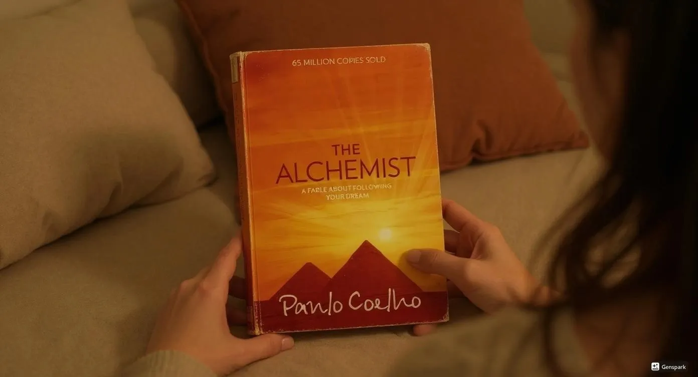 The Alchemist By Paulo Coelho Book Review by Som Dutt from https://dionysusreviews.com AI Image