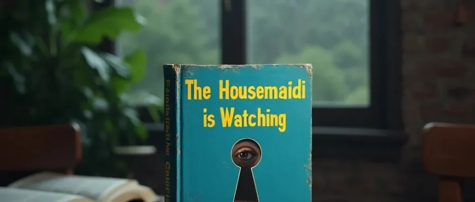 The Housemaid Is Watching by Freida McFadden Book Review by Som Dutt from https://dionysusreviews.com AI Image