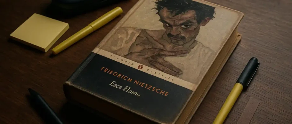 Ecce Homo by Friedrich Nietzsche Book Review by Som Dutt from https://dionysusreviews.com AI Image