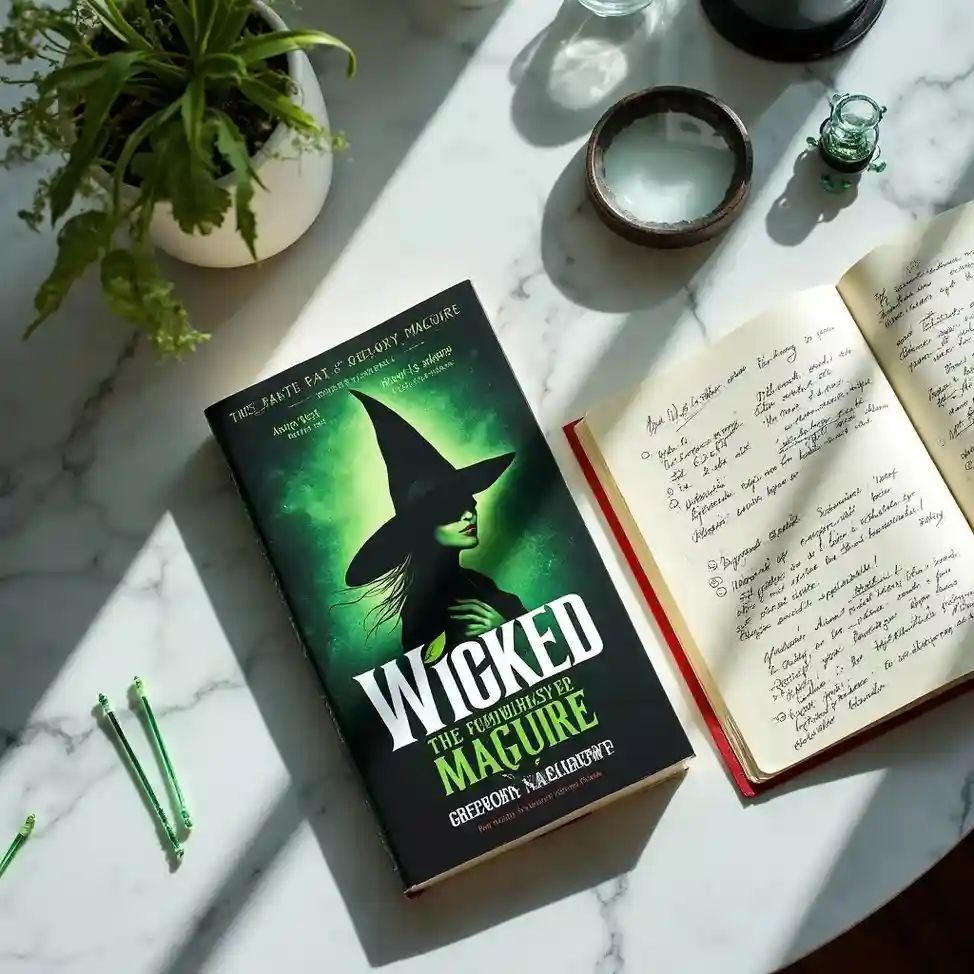 Wicked by Gregory Maguire Book Review by Som Dutt from https://dionysusreviews.com AI Image