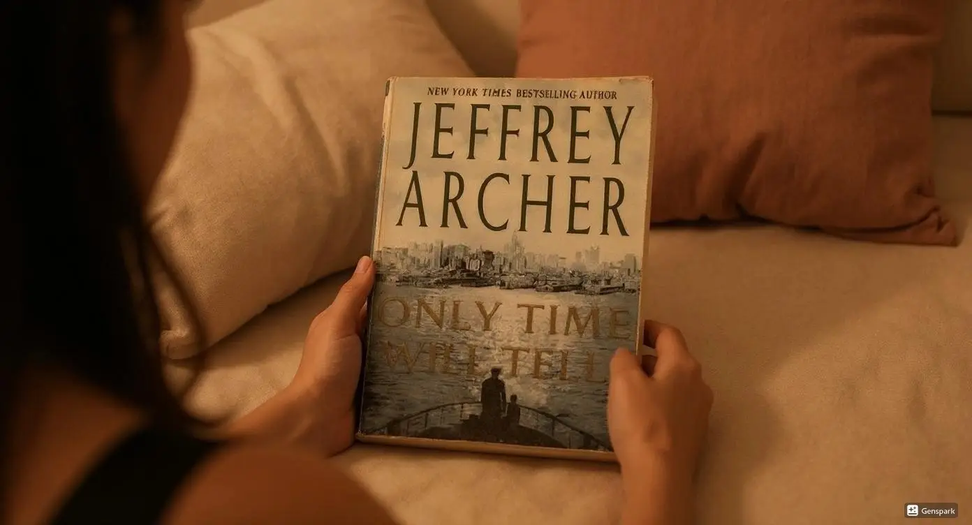 Only Time Will Tell by Jeffrey Archer Book Review by Som Dutt from https://dionysusreviews.com AI Image