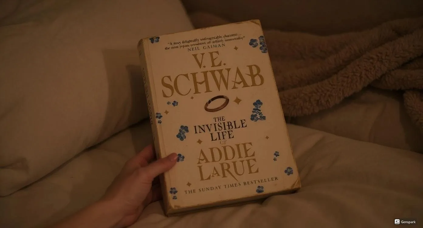 The Invisible Life Of Addie LaRue By V.E. Schwab Book Review by Som Dutt from https://dionysusreviews.com AI Image