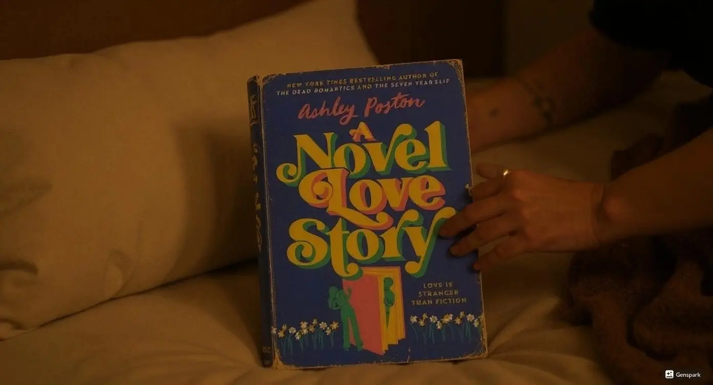 A Novel Love Story By Ashley Poston Book Review by Som Dutt from https://dionysusreviews.com AI Image