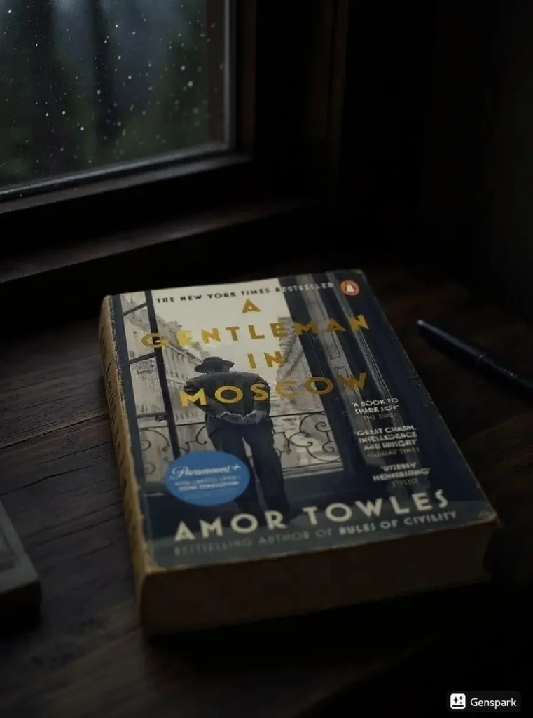 A Gentleman In Moscow By Amor Towles Book Review by Som Dutt from https://dionysusreviews.com AI Image