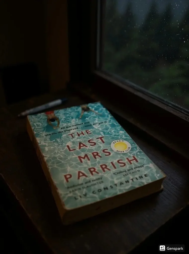 The Last Mrs Parrish by Liv Constantine Book Review by Som Dutt from https://dionysusreviews.com AI Image