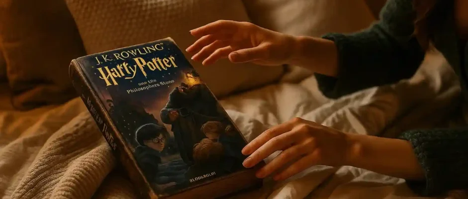 Harry Potter And The Philosopher's Stone By J.K. Rowling Book Review by Som Dutt from https://dionysusreviews.com AI Image
