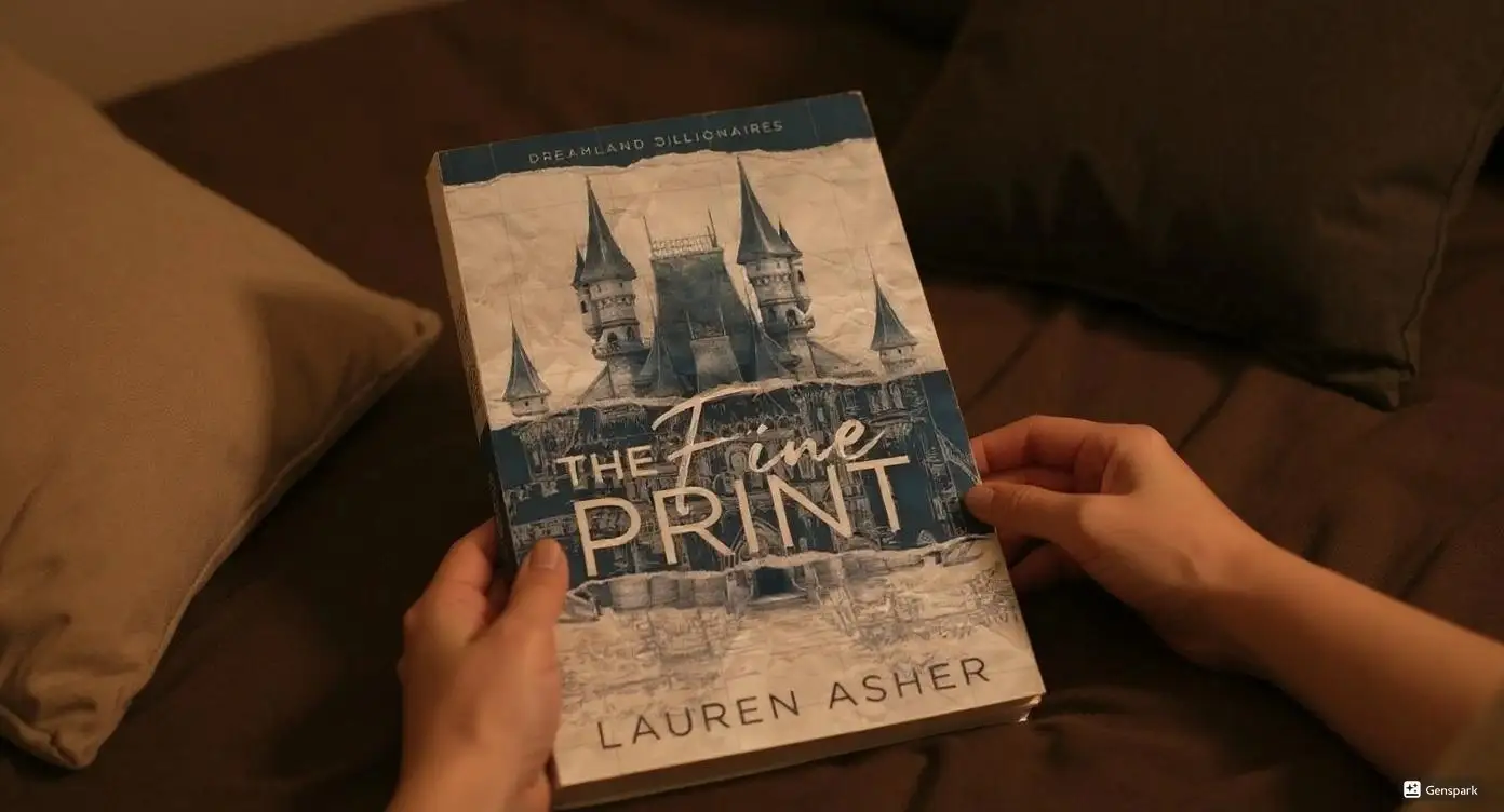 The Fine Print By Lauren Asher Book Review by Som Dutt from https://dionysusreviews.com AI Image