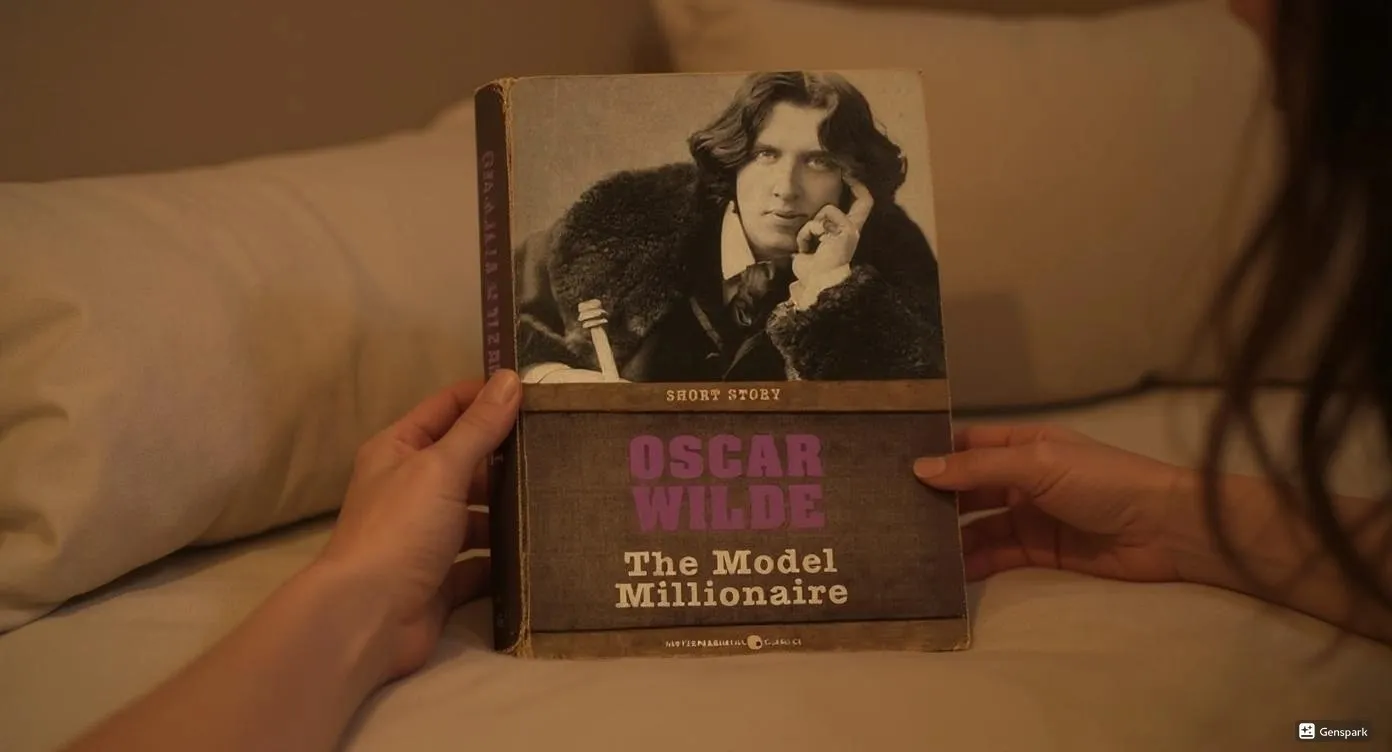 The Model Millionaire by Oscar Wilde Book Review by Som Dutt from https://dionysusreviews.com AI Image