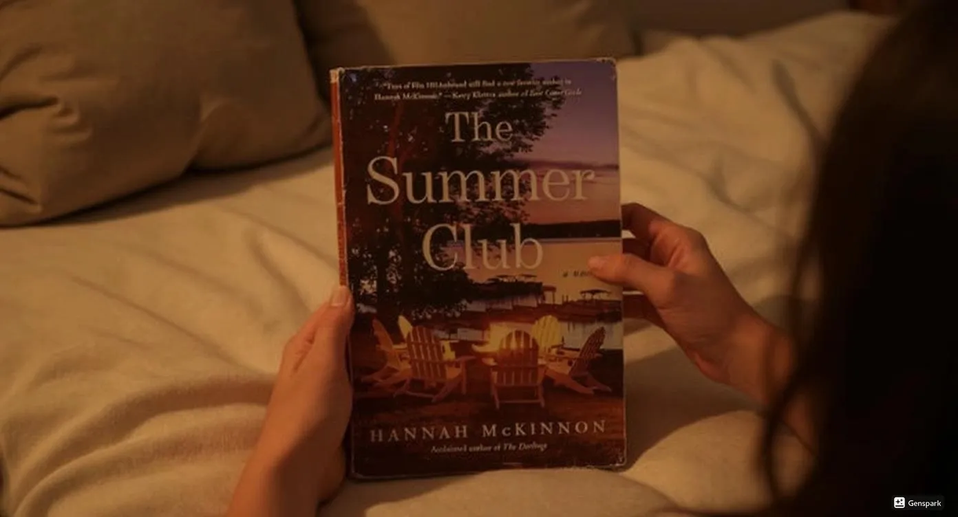 The Summer Club by Hannah McKinnon Book Review by Som Dutt from https://dionysusreviews.com AI Image