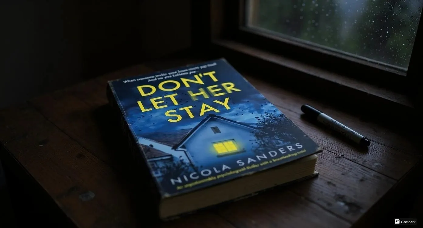 Don’t Let Her Stay by Nicola Sanders Book Review by Som Dutt from https://dionysusreviews.com AI Image