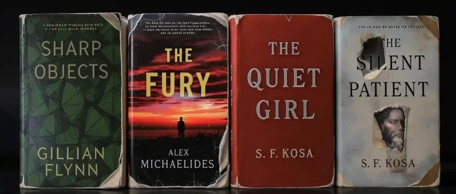 23 Thriller Books With Truly Wild Plot Twists by Som Dutt from https://dionysusreviews.com AI Image