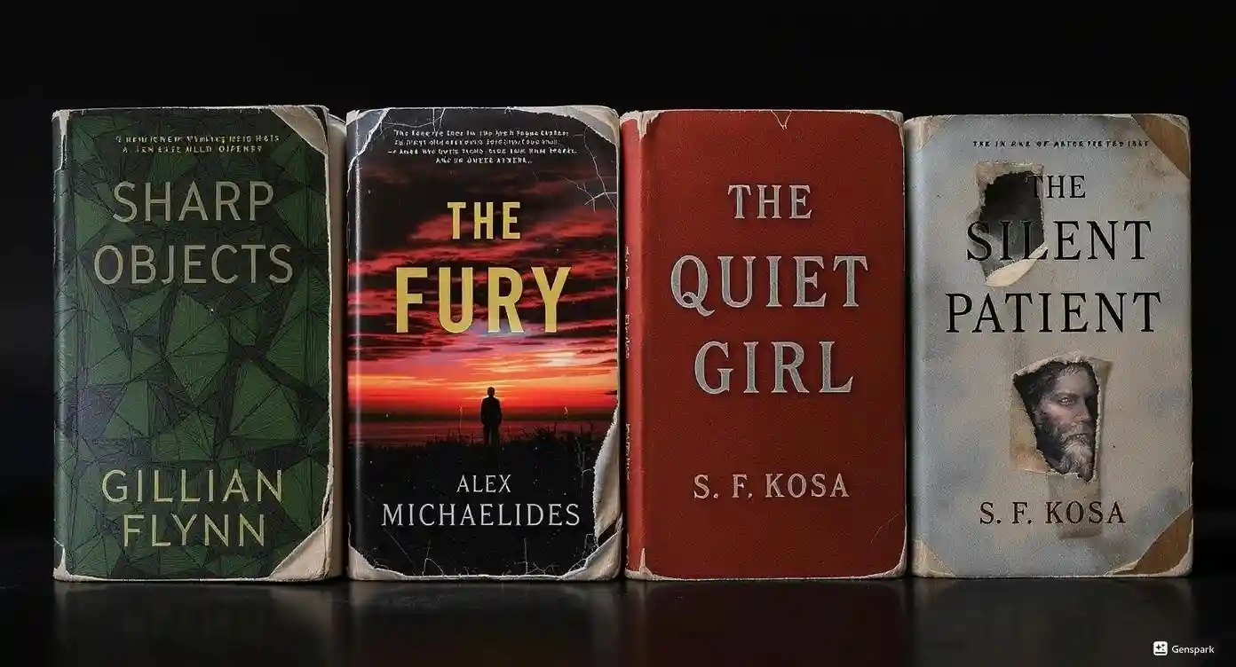 23 Thriller Books With Truly Wild Plot Twists by Som Dutt from https://dionysusreviews.com AI Image