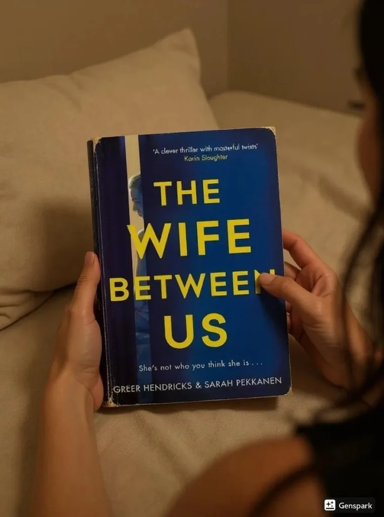 The Wife Between Us by Greer Hendricks & Sarah Pekkanen Book Review by Som Dutt from https://dionysusreviews.com AI Image