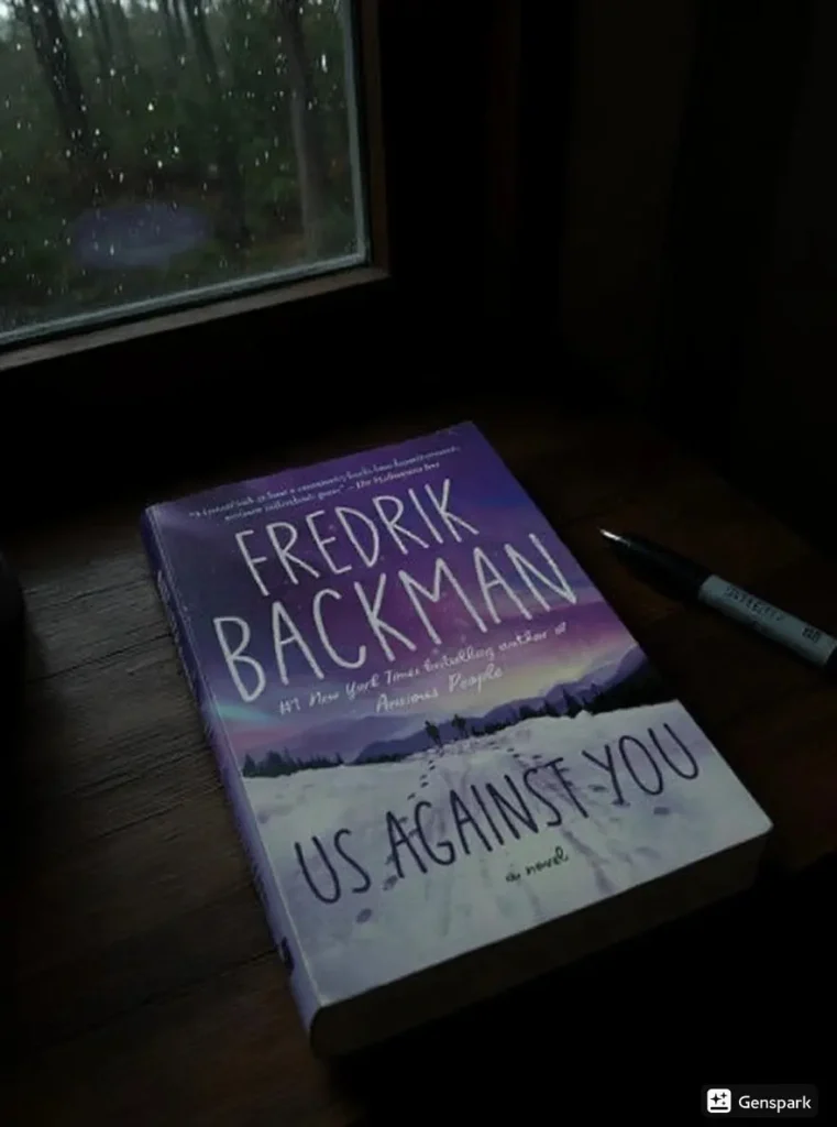 Us Against You By Fredrik Backman Book Review by Som Dutt from https://dionysusreviews.com AI Image