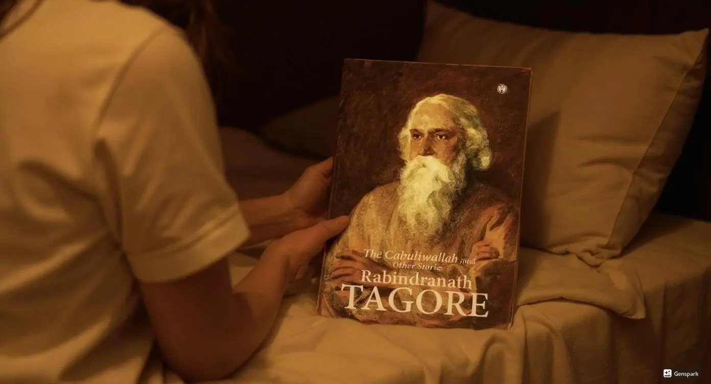 The Cabuliwallah by Rabindranath Tagore Book Review by Som Dutt from https://dionysusreviews.com AI Image