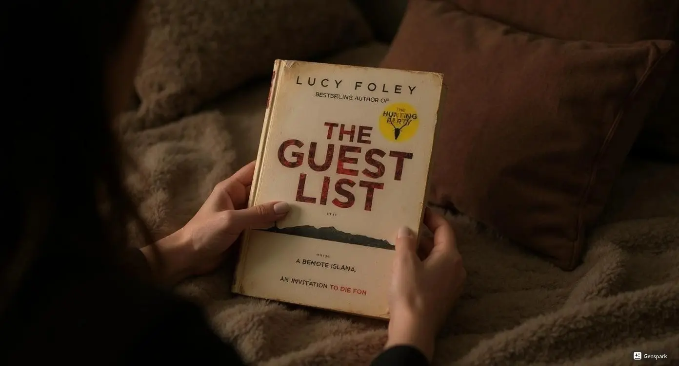 The Guest List By Lucy Foley Book Review by Som Dutt from https://dionysusreviews.com AI Image