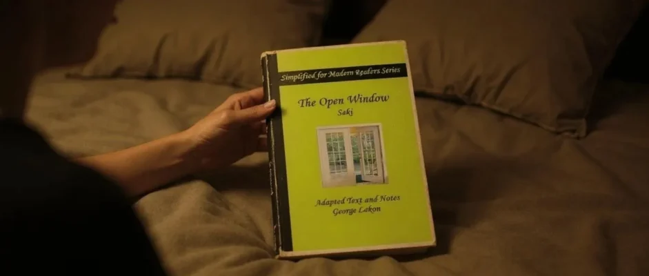 The Open Window by Saki Book Review by Som Dutt from https://dionysusreviews.com AI Image
