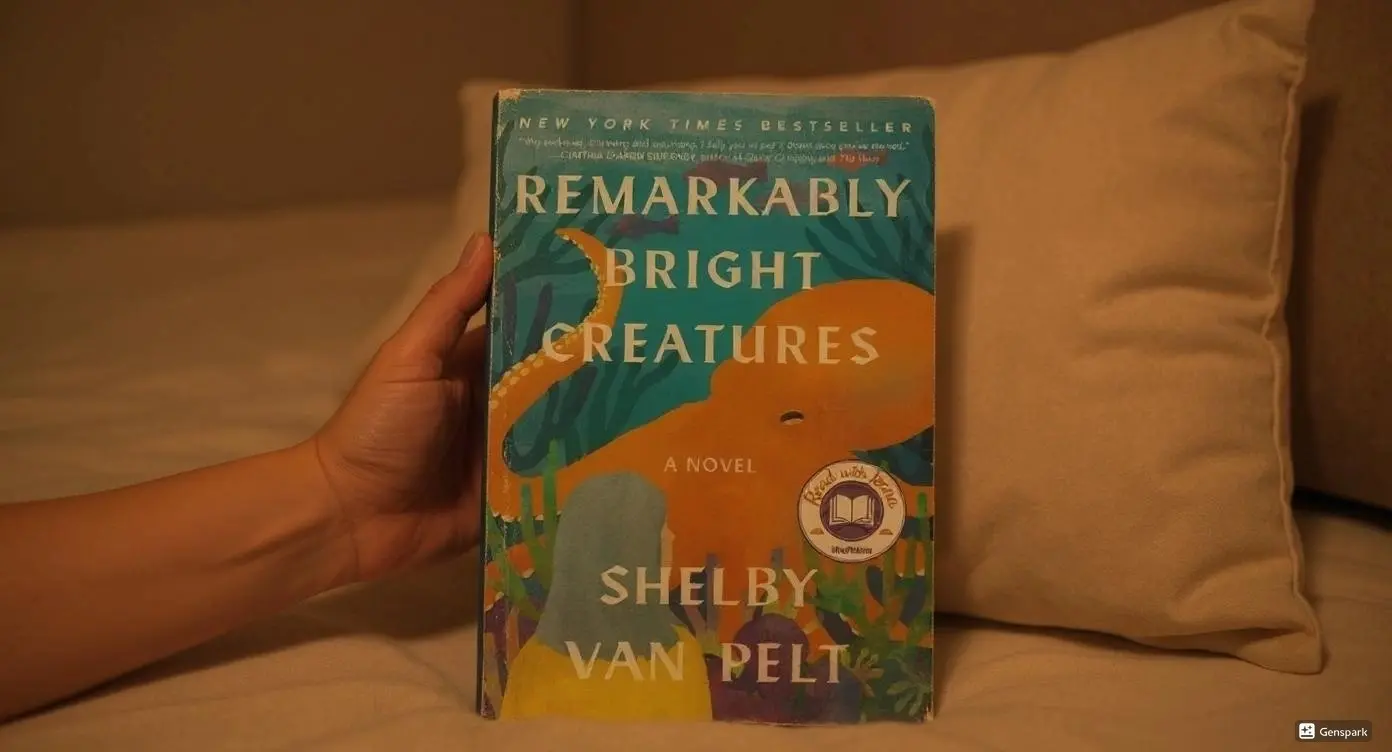 Remarkably Bright Creatures By Shelby Van Pelt Book Review by Som Dutt from https://dionysusreviews.com AI Image