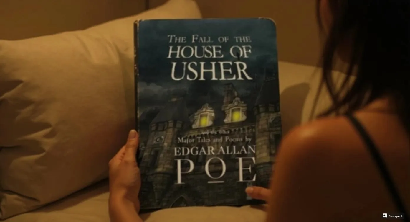 The Fall of the House of Usher by Edgar Allan Poe Book Review by Som Dutt from https://dionysusreviews.com AI Image