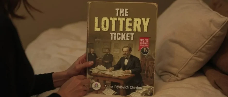 The Lottery Ticket by Anton Chekhov Book Review by Som Dutt from https://dionysusreviews.com AI Image
