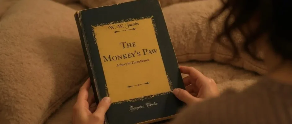 The Monkey’s Paw by W. W. Jacobs Book Review by Som Dutt from https://dionysusreviews.com AI Image