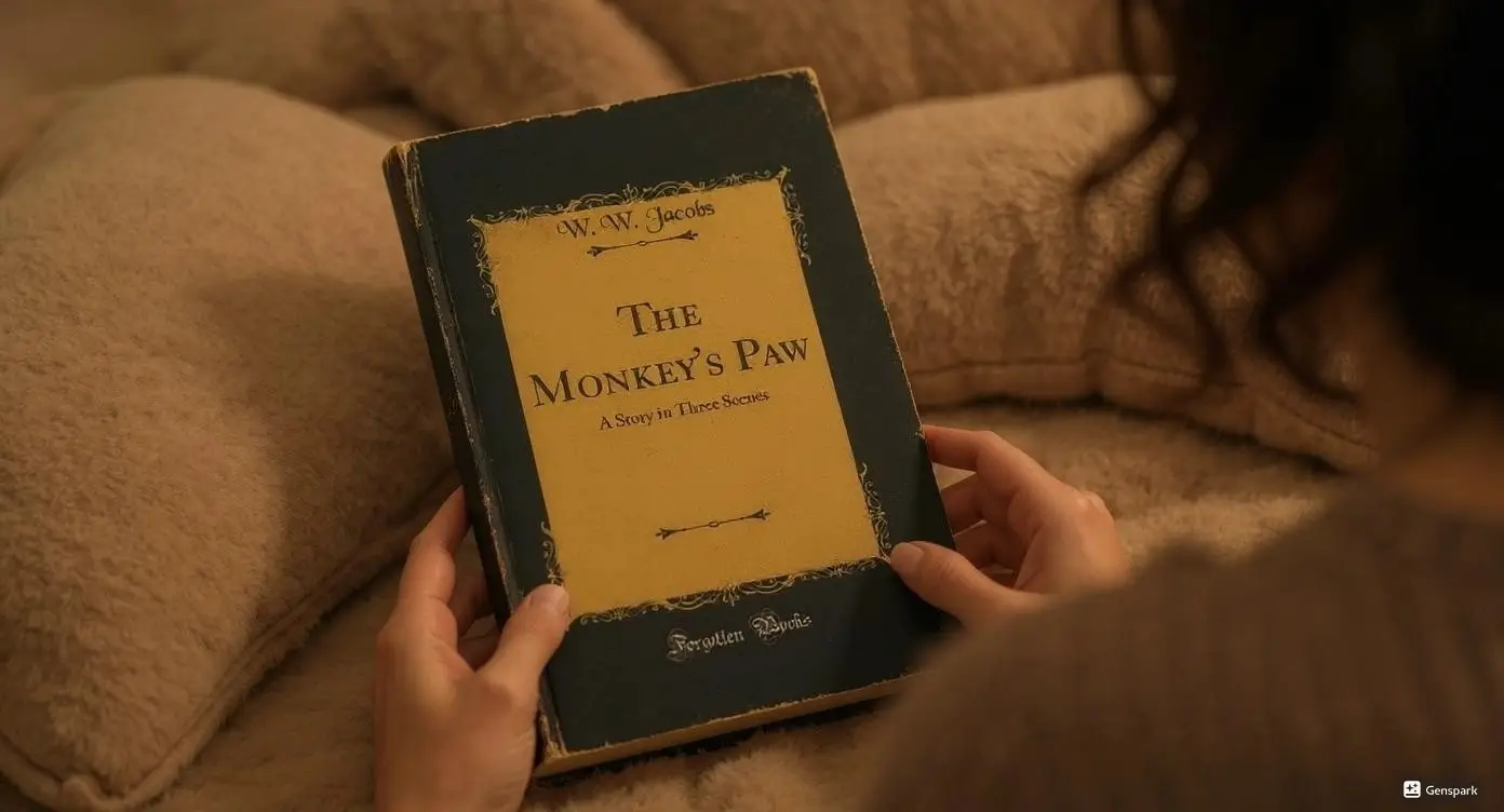 The Monkey’s Paw by W. W. Jacobs Book Review by Som Dutt from https://dionysusreviews.com AI Image