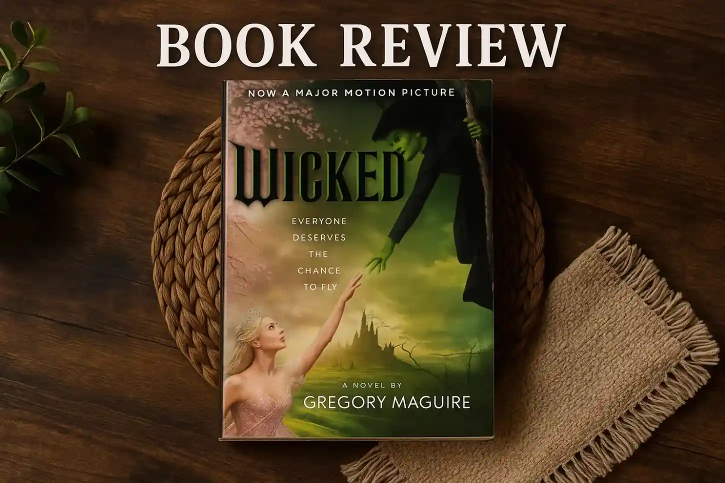 Wicked by Gregory Maguire Book Review by Som Dutt from https://dionysusreviews.com AI Image